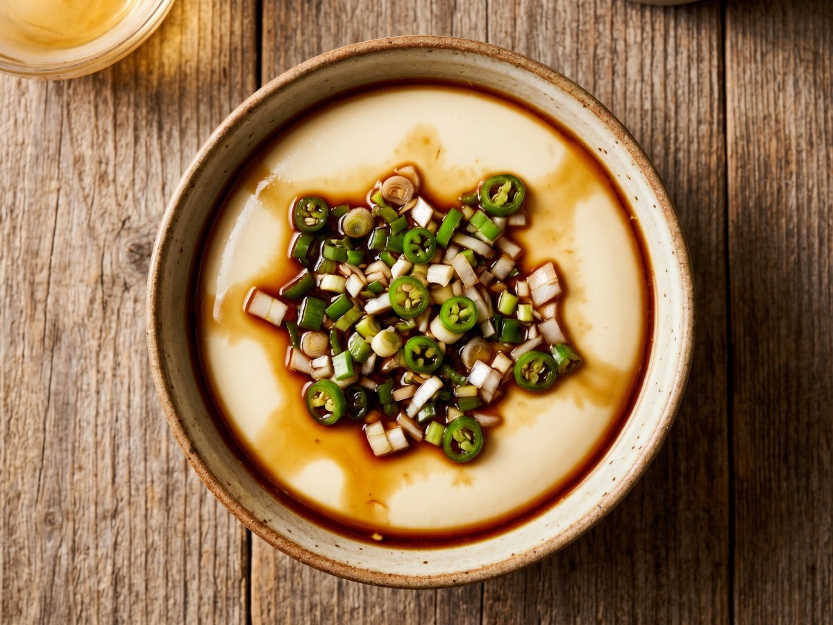 다이어트 야식으로 추천하는 이연복 두부계란찜 완성 모습