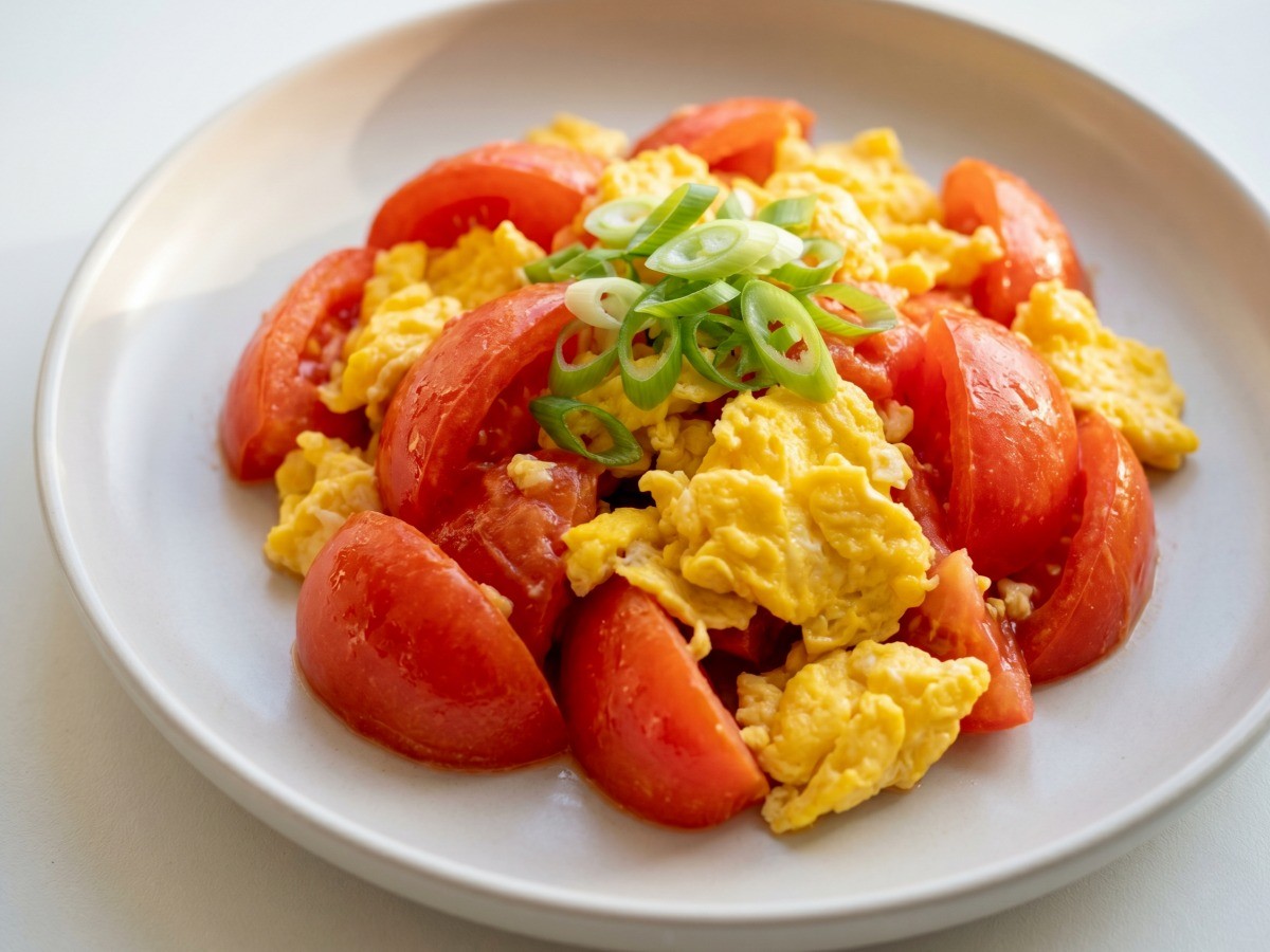 이연복 촉촉하고 부드러운 토마토 계란 볶음(토달볶음) 완성 요리