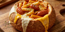 치즈가 듬뿍 흘러내리는 완벽한 비주얼의 편스토랑 이영자 몽떡(빠네 떡볶이) 완성 사진