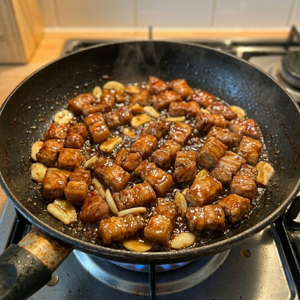토마토 짜장면 고명용 굴소스 돼지고기 목살 볶음