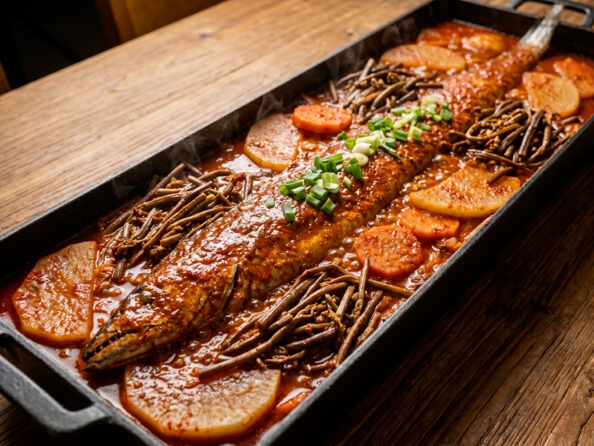 편스토랑 한지혜 제주 통갈치조림 황금레시피 완성 요리