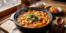 편스토랑 오윤아 오미고추장찌개 옥수수 수제비 황금레시피 완성 모습