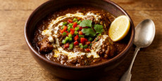 편스토랑 류수영 닭고기 카레 완성 플레이팅