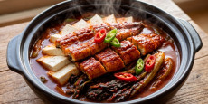 편스토랑 김재원 파김치 장어 전골 완성 요리