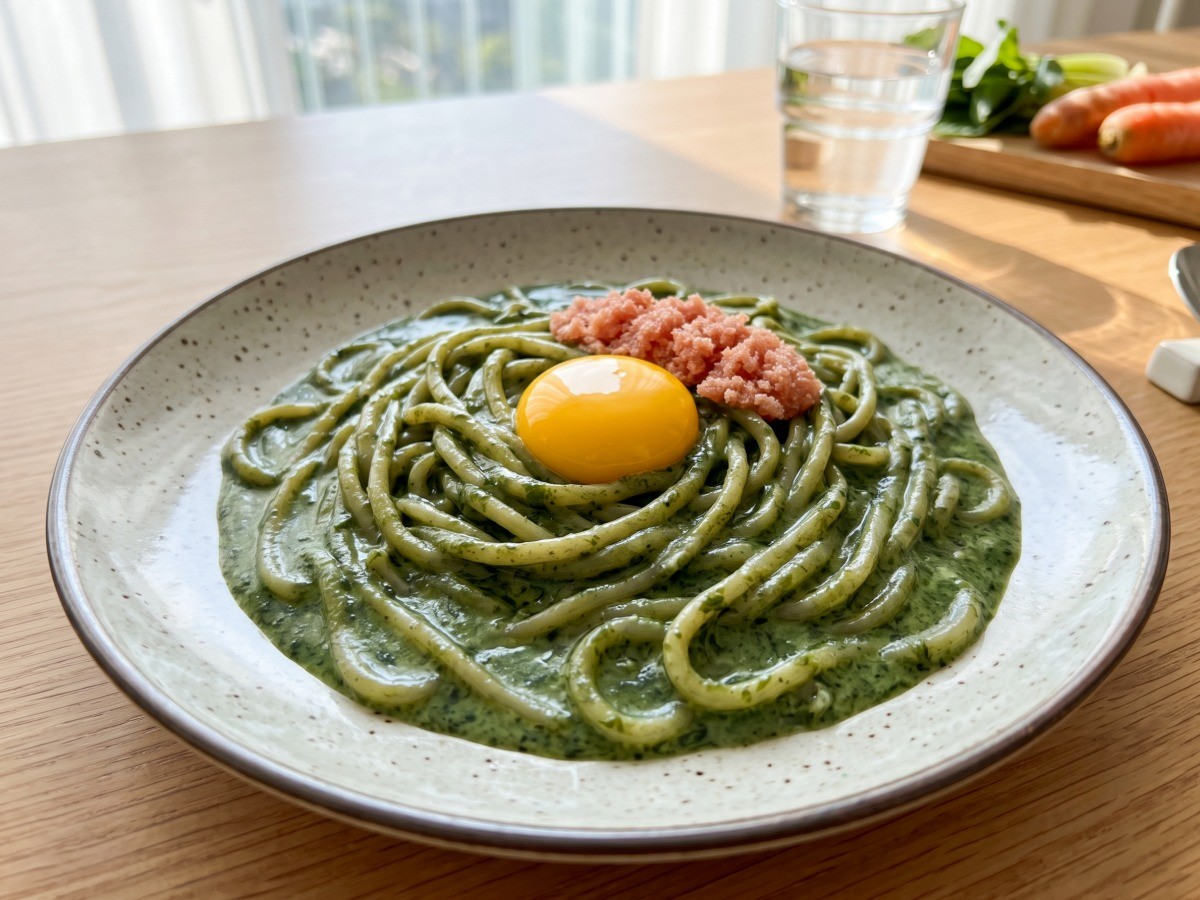 매생이 크림 떡볶이 완성 요리, 편스토랑 이유리 레시피