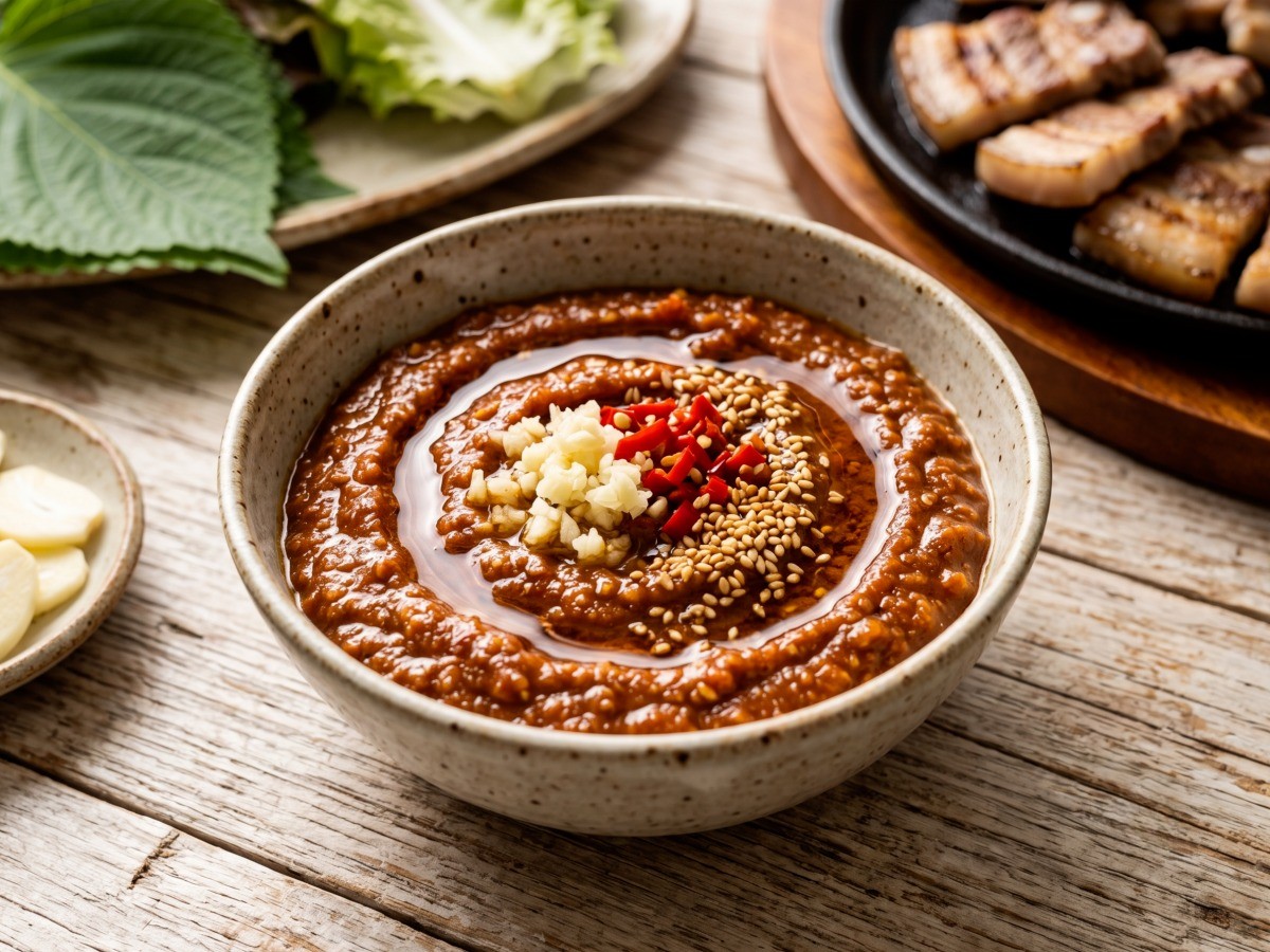 편스토랑 류수영 초간단 쌈장 완성 요리