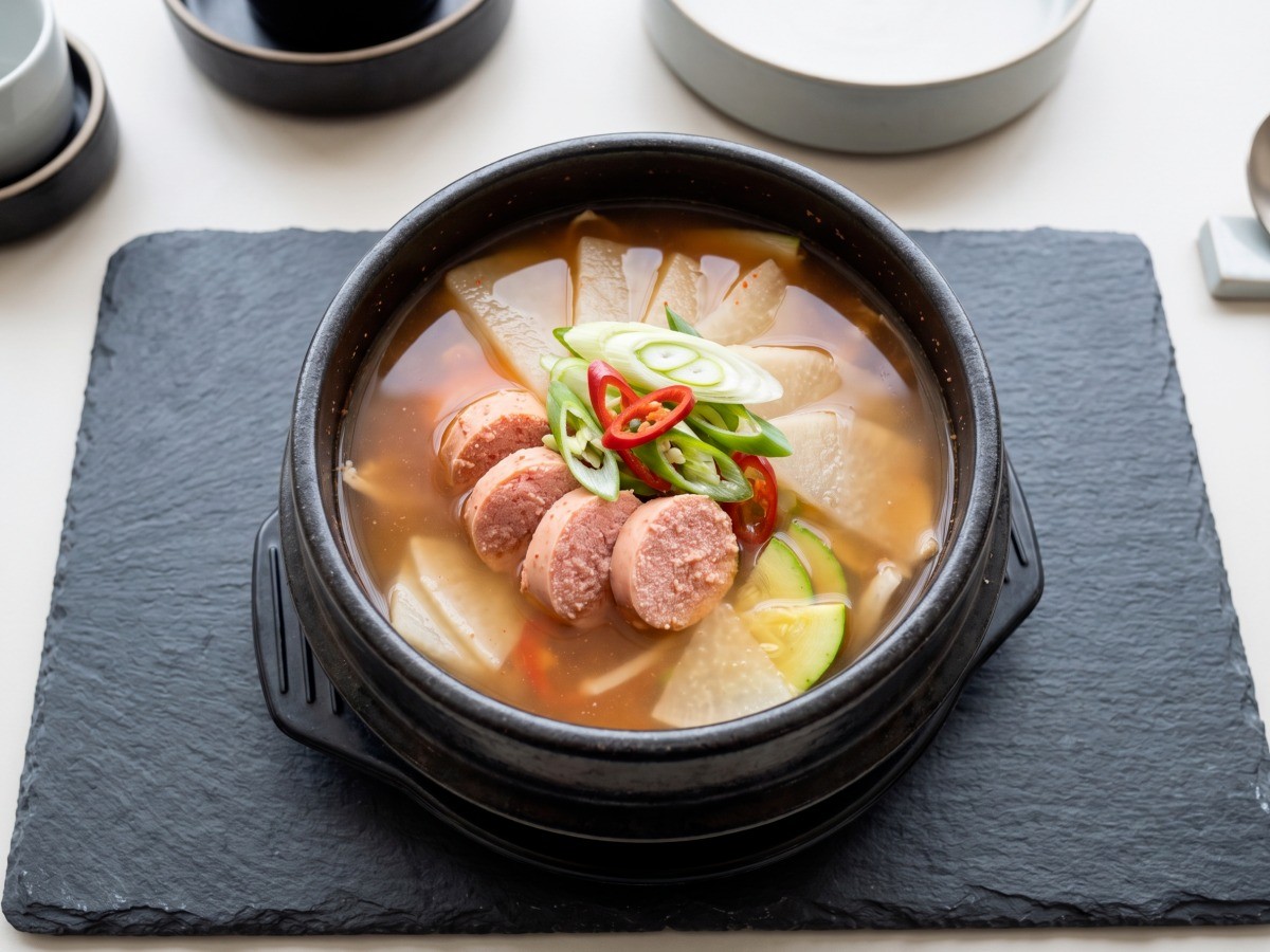 시원하고 칼칼한 명란찌개 완성 요리, 편스토랑 김승수 레시피
