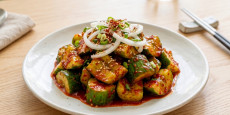 매콤달콤 아삭한 오이무침 완성 요리, 편스토랑 류수영 레시피