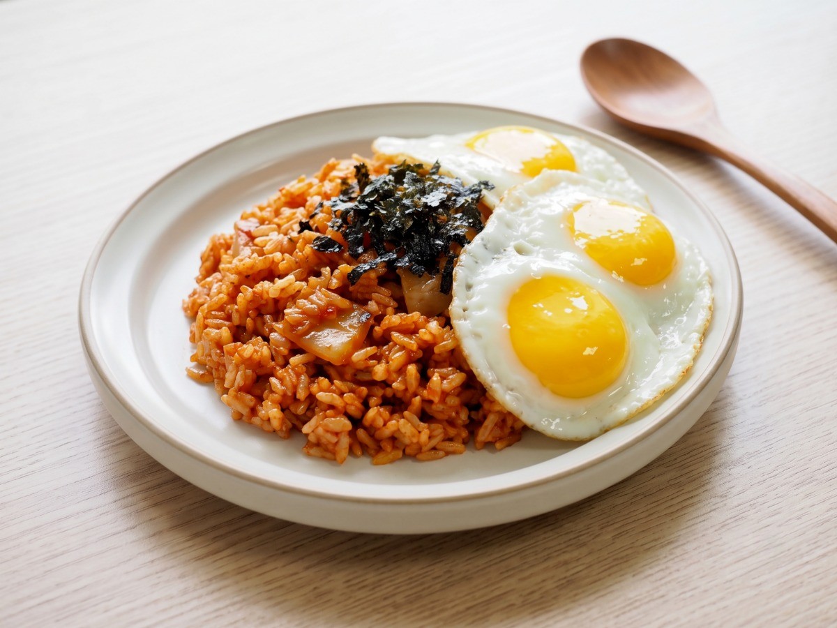 편스토랑 류수영 초간단 김치볶음밥 완성 요리