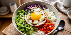 참간초 비빔밥 완성 요리, 편스토랑 류수영 레시피