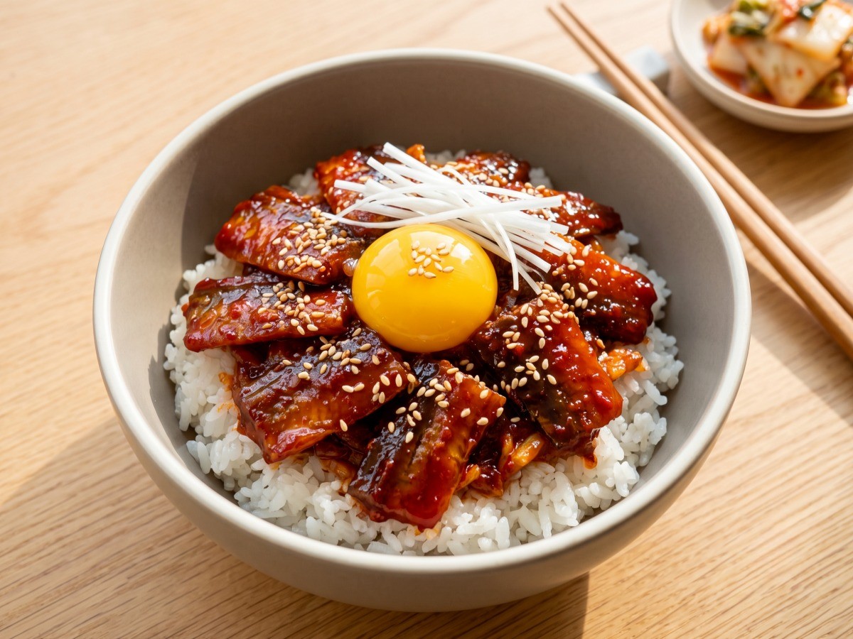 과메기볶음덮밥 완성 요리, 편스토랑 추성훈 강남 이상화 레시피