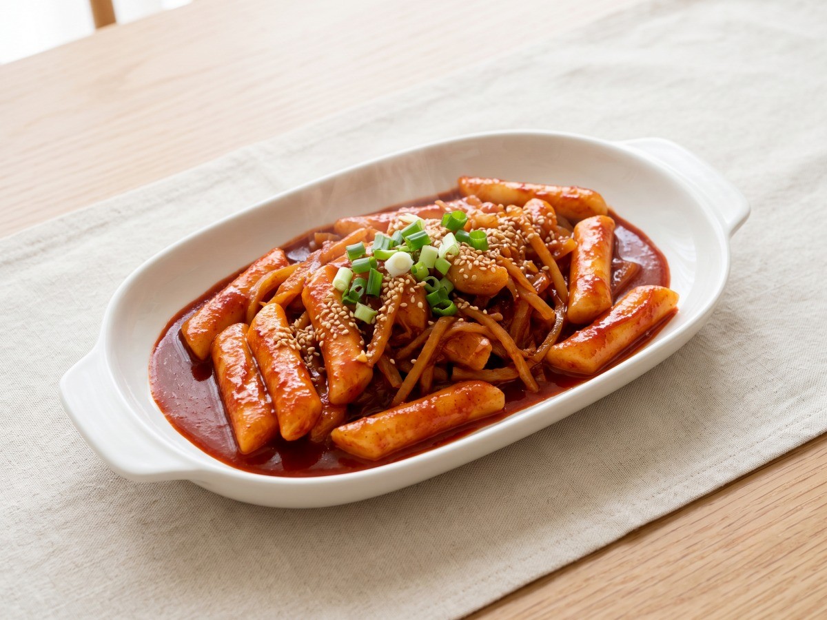 편스토랑 류수영 무떡무떡 완성 요리, 시원하고 달큰한 무 떡볶이