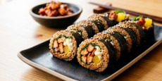 편스토랑 심지호 지코 김밥 완성 요리, 매콤달콤 치밥 김밥