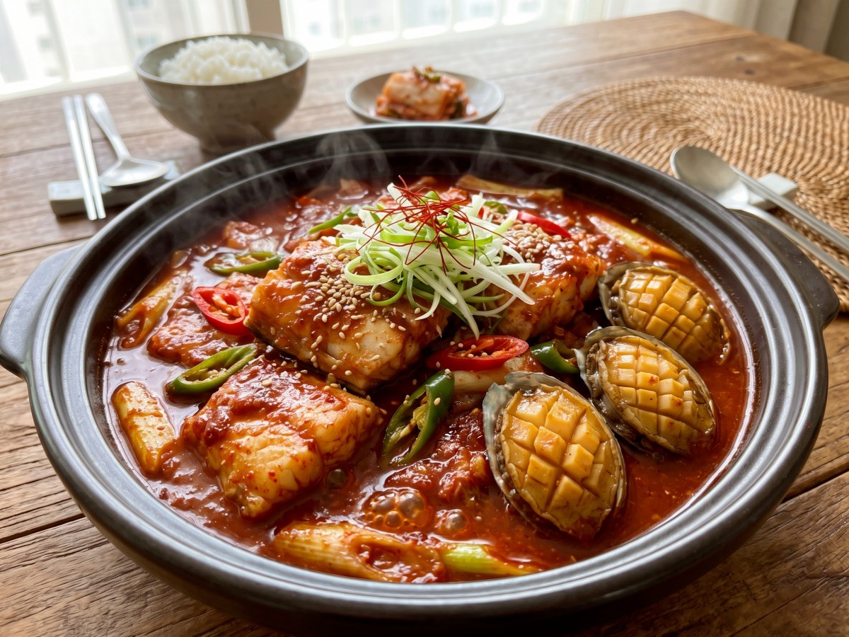 자연산 우럭조림 완성 요리, 편스토랑 차예련 레시피