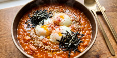 수란 김치죽 완성 요리, 편스토랑 류수영 레시피