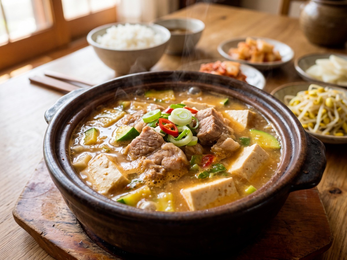 편스토랑 류수영 돼된찌 완성 요리 통 앞다릿살 된장찌개