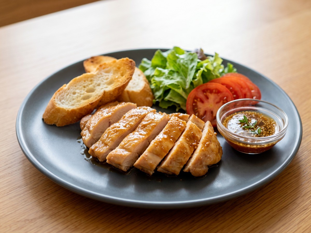 편스토랑 류수영 참간초 치킨 스테이크 완성 요리