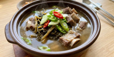 우거지 갈비탕 완성 요리, 편스토랑 심이영 레시피