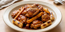 편스토랑 이찬원 쌈장닭갈비 완성 요리와 쫄깃한 구멍떡 가니시