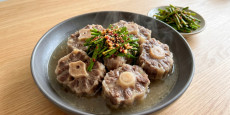 편스토랑 이찬원 소꼬리찜 완성 요리와 부추무침 상차림