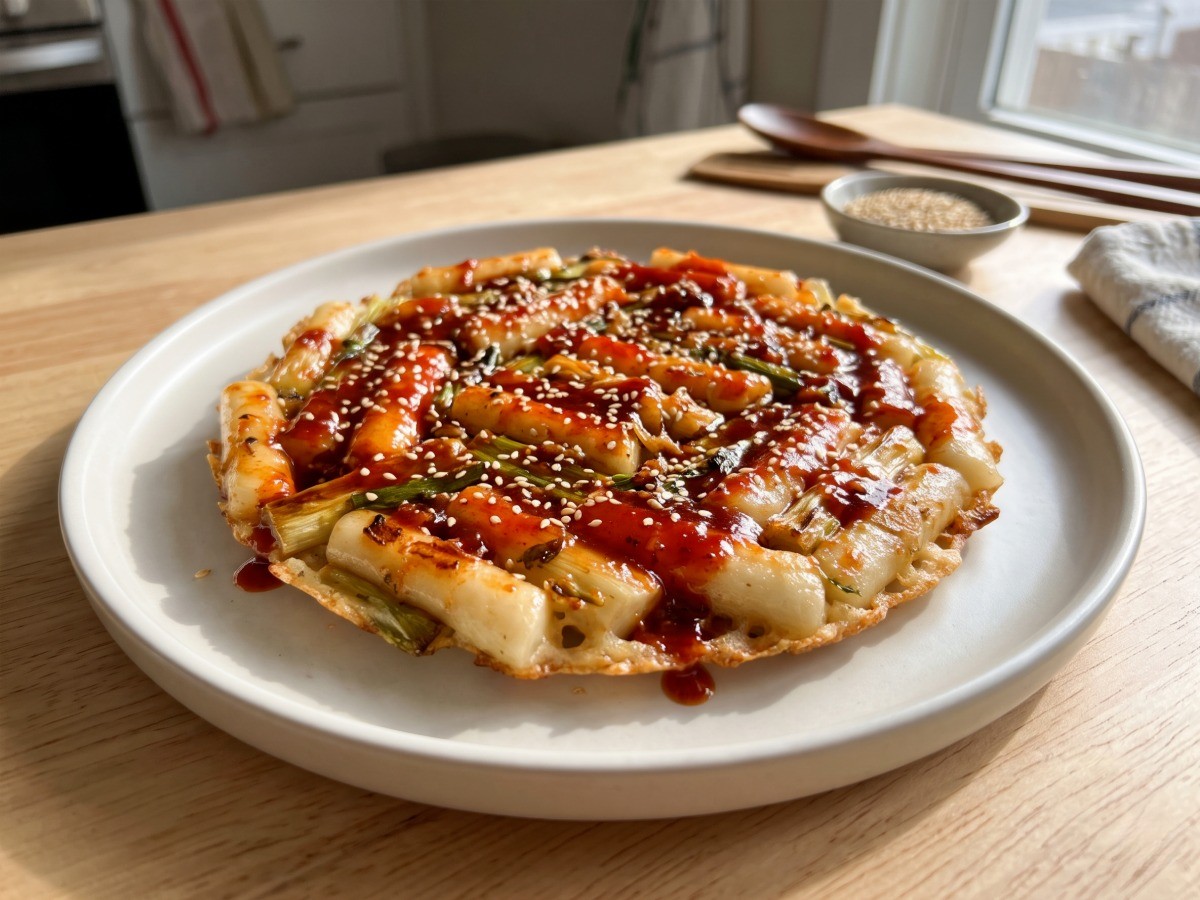 편스토랑 류수영 한판 떡꼬치 바삭하게 구워진 완성 요리