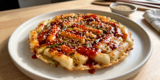 편스토랑 류수영 한판 떡꼬치 바삭하게 구워진 완성 요리