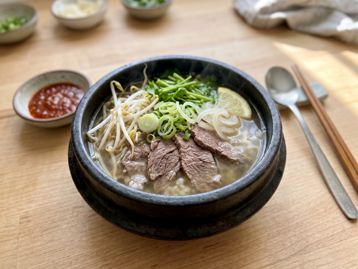 편스토랑 차예련 쌀국밥 진한 소고기 육수와 뚝배기 한 그릇