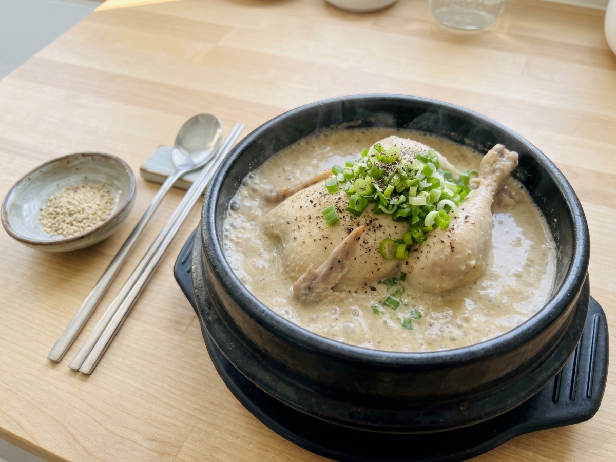 편스토랑 들깨삼계탕 완성 요리