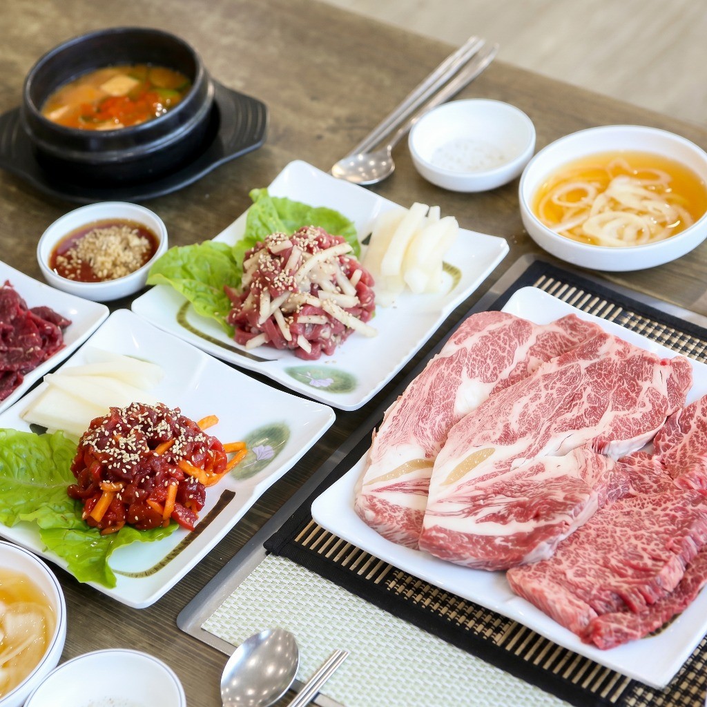 산외장터한우마을 대표메뉴