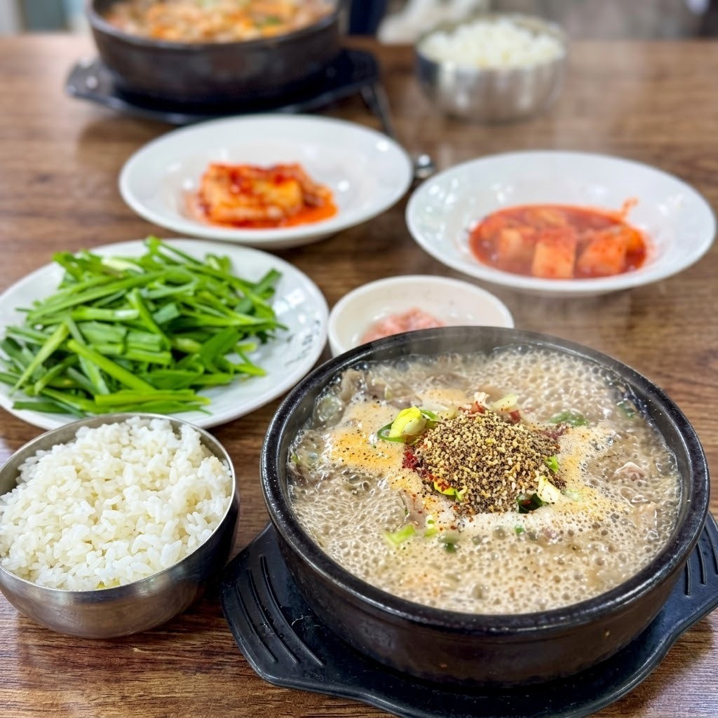민속왕순대 대표메뉴