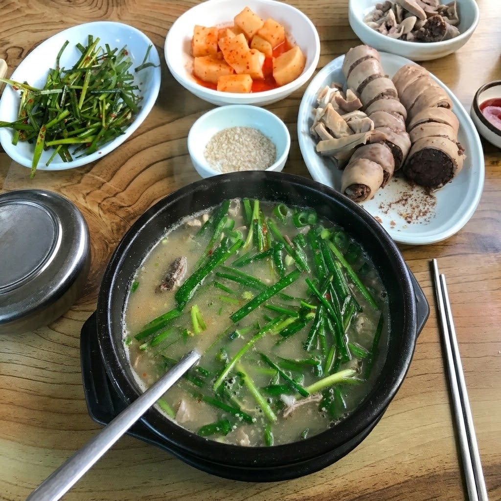 정자가든순대국밥 대표메뉴
